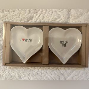 Cat-Themed Set of Two Trinket Holders by TAG